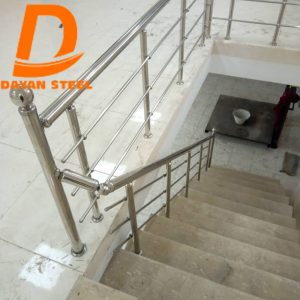 نرده استیل 3 خط