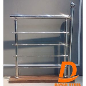 نرده استیل 4 خط