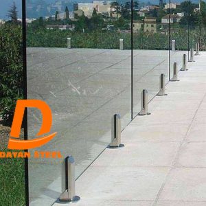 نرده شیشه ای اسپیگات یا اسپیگوت