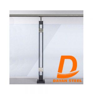 نرده شیشه ای دو خطی Duo-Line